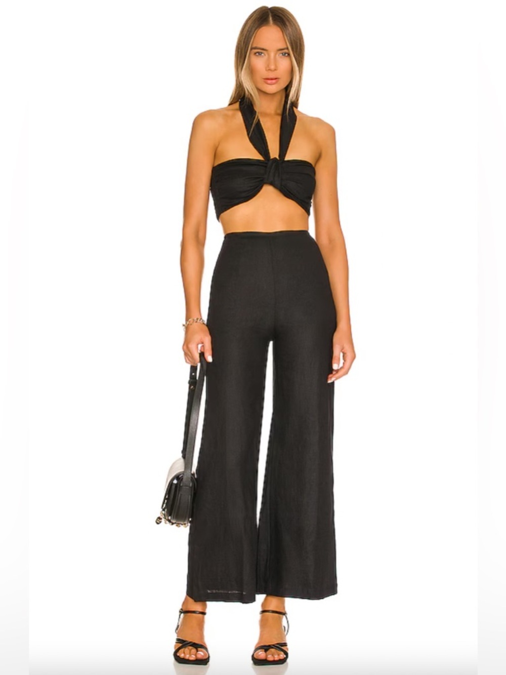 NWT Faithfull the Brand Ottavio Pants in Black